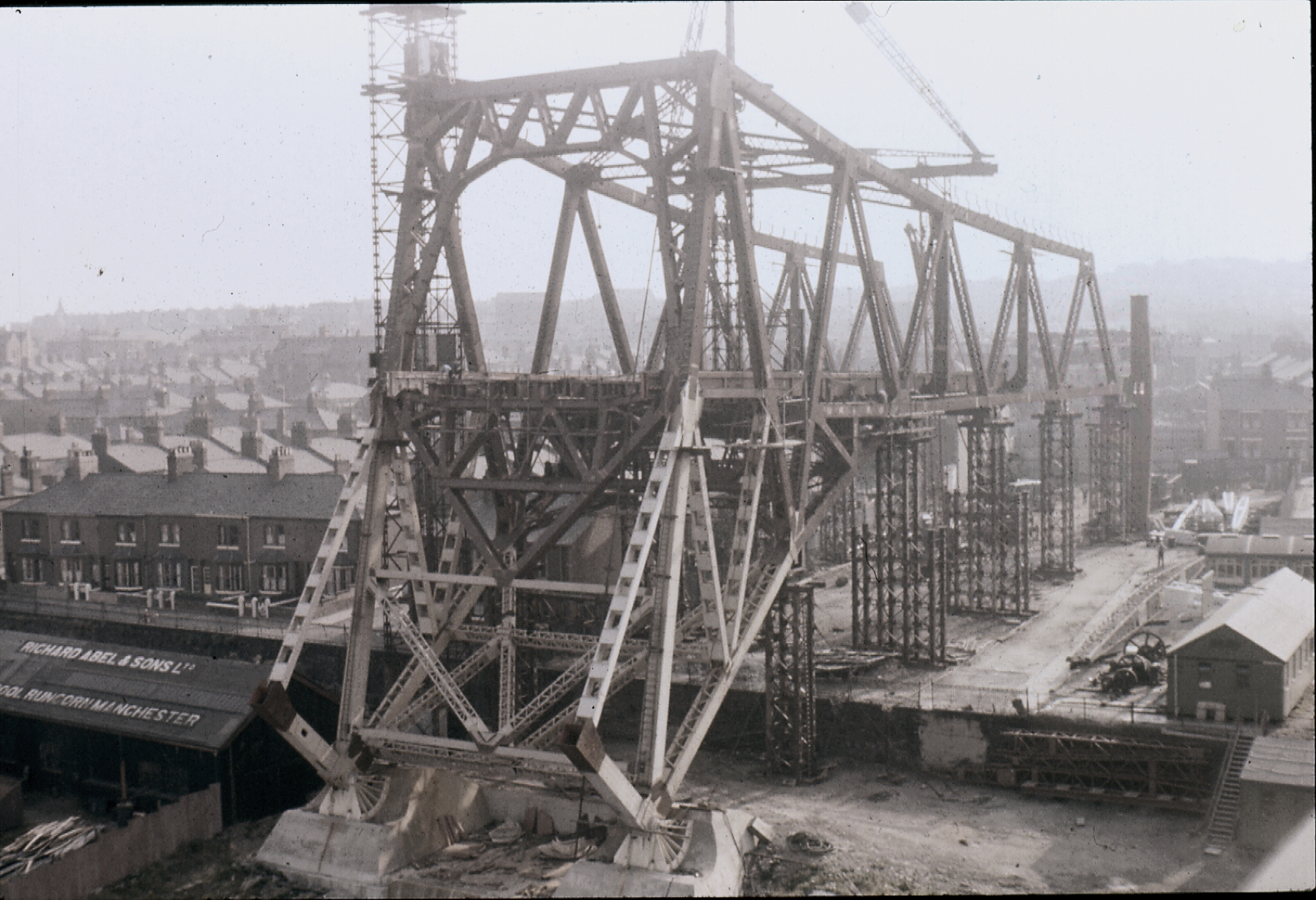 Runcorn end under construction 1959