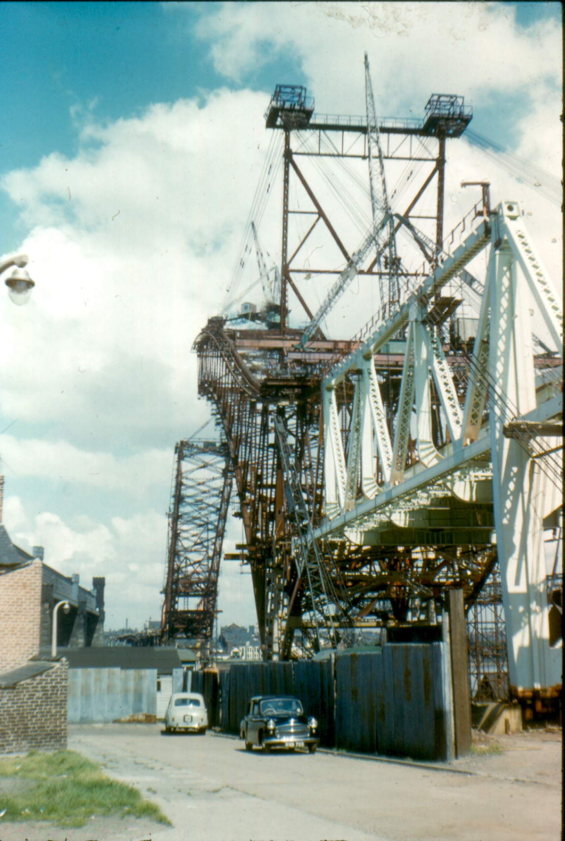 Runcorn side construction 1959