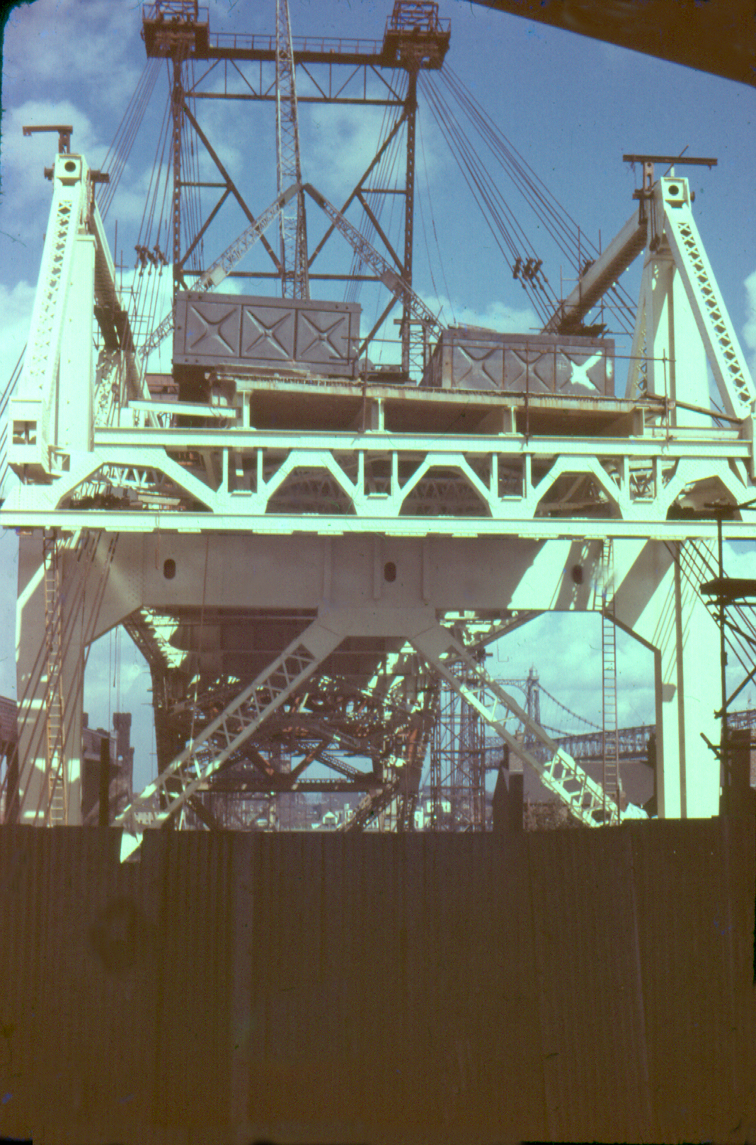 Runcorn side construction 1959