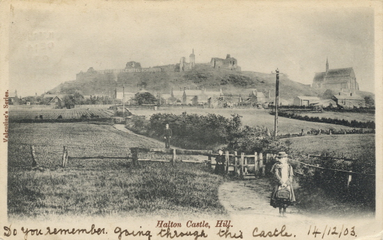 Halton Castle from Halton Brook