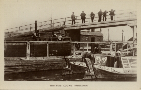 Bridgewater Canal bottom locks at Runcorn