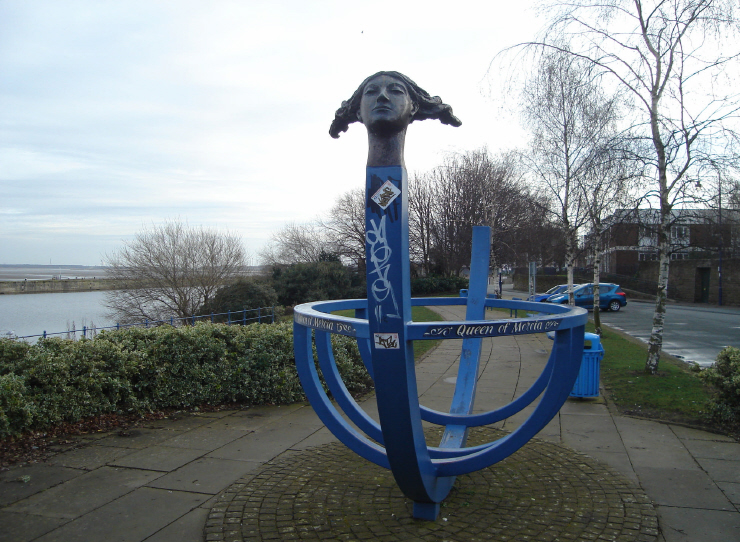 Ethelfleda Sculpture, Runcorn