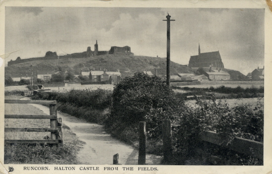 Halton Castle from Halton Brook